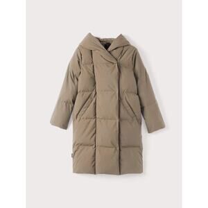 EUC $449 Frank & Oak The Hygge Puffer Coat in Taupe